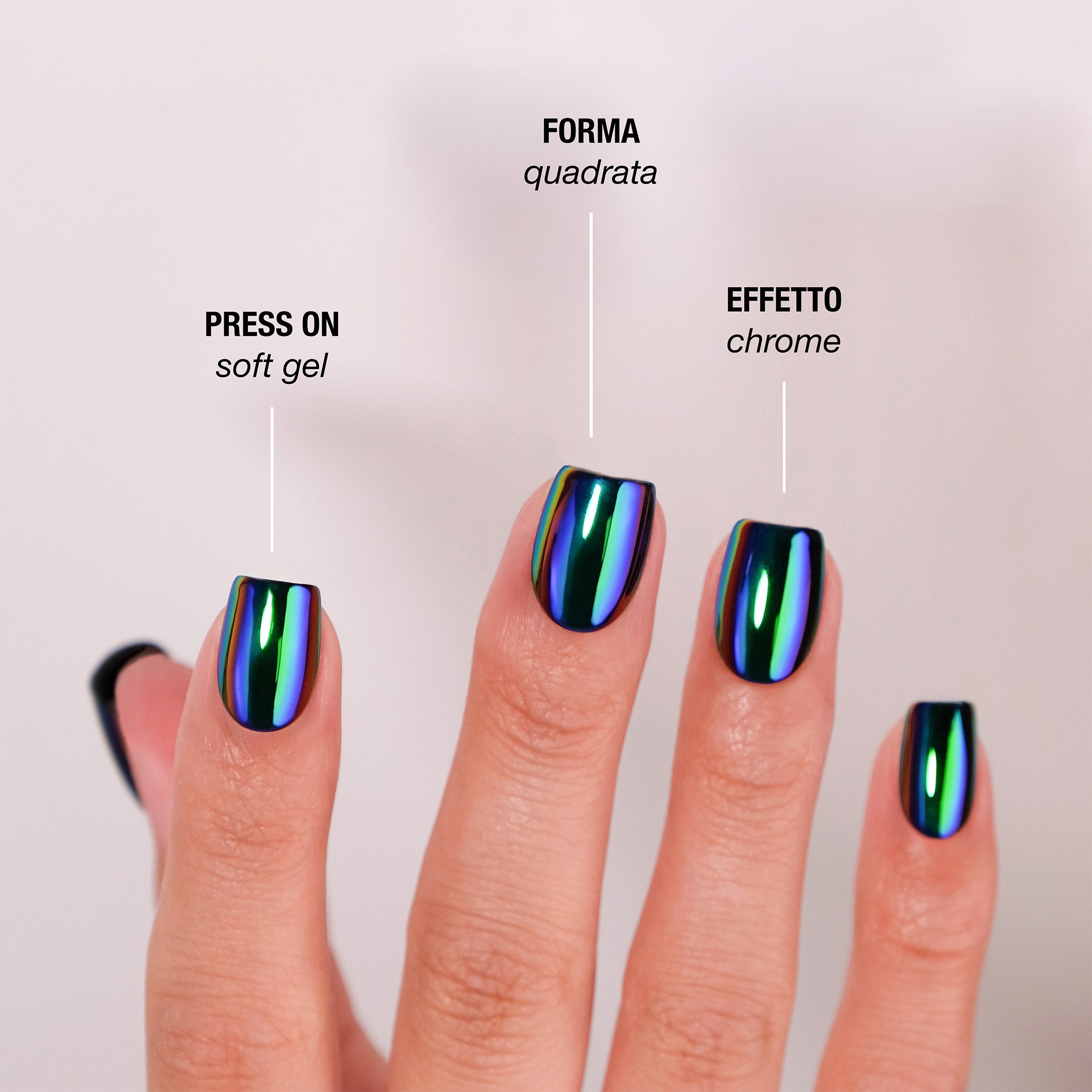 Aurora Press On Nails