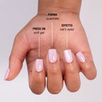 Ballerina Cat's Eyes Press On Nails