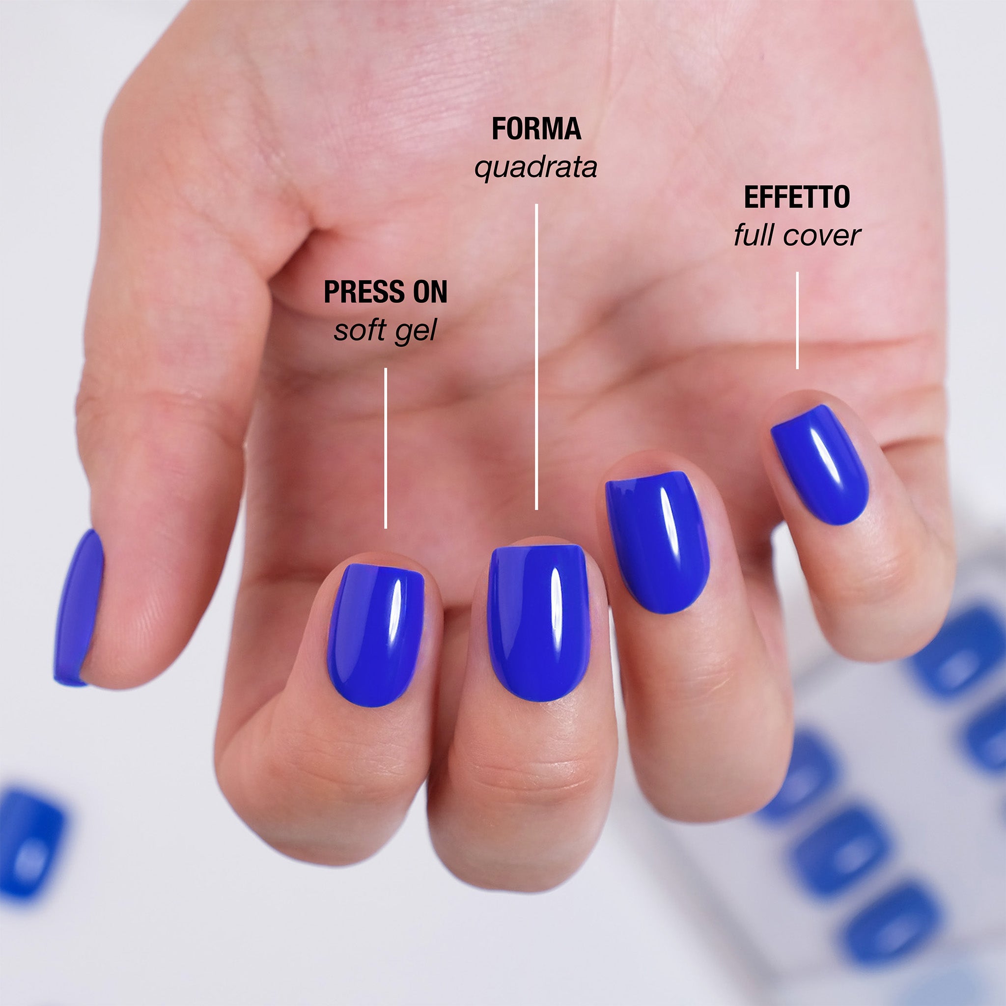 Blues Press On Nails
