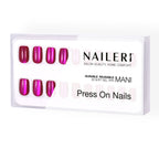 Cherry Cat's Eyes Press On Nails