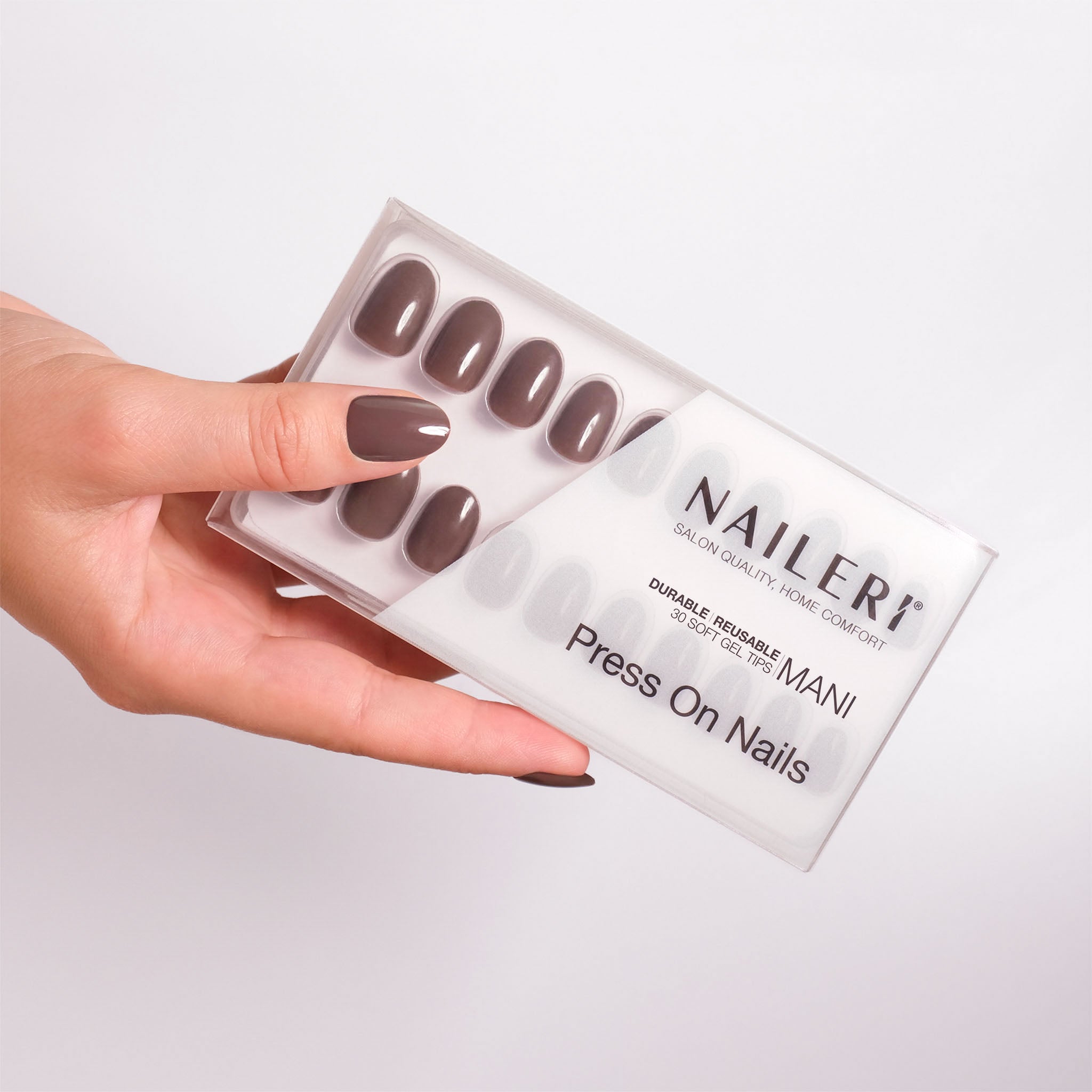 Choco Press On Nails