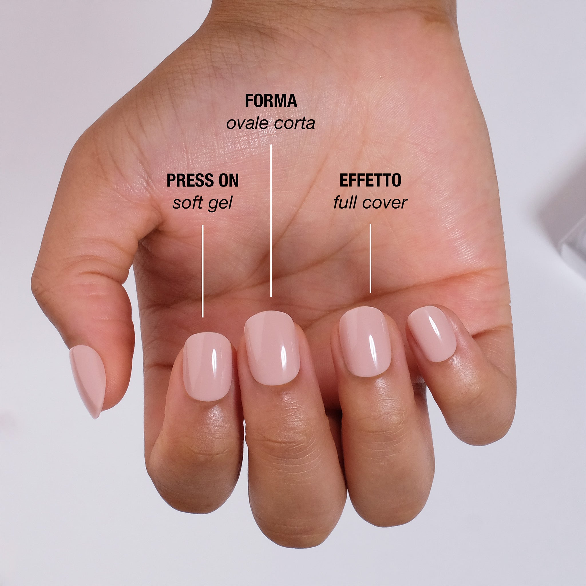 Clean Girl Press On Nails