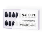 Duo Black Press On Nails