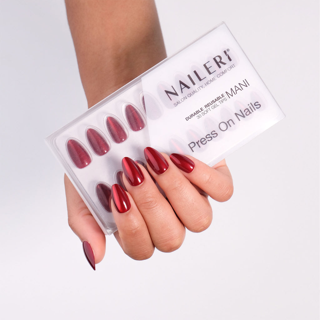Femme Cat's Eyes Press On Nails