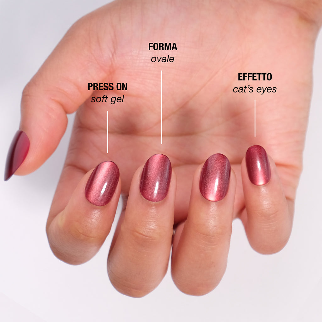 Glamour Cat's Eyes Press On Nails