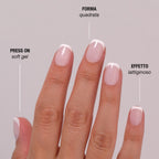 Latte French Press On Nails