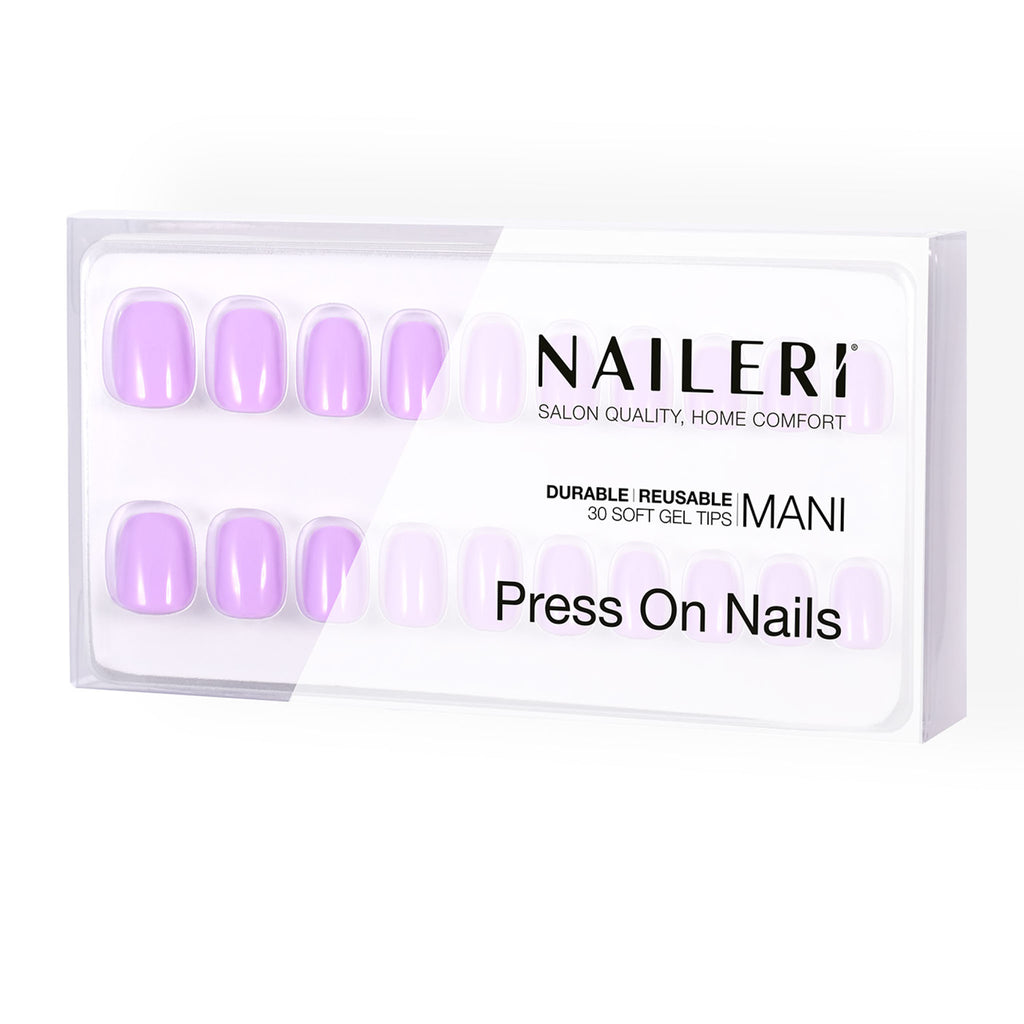 Lilac Press On Nails