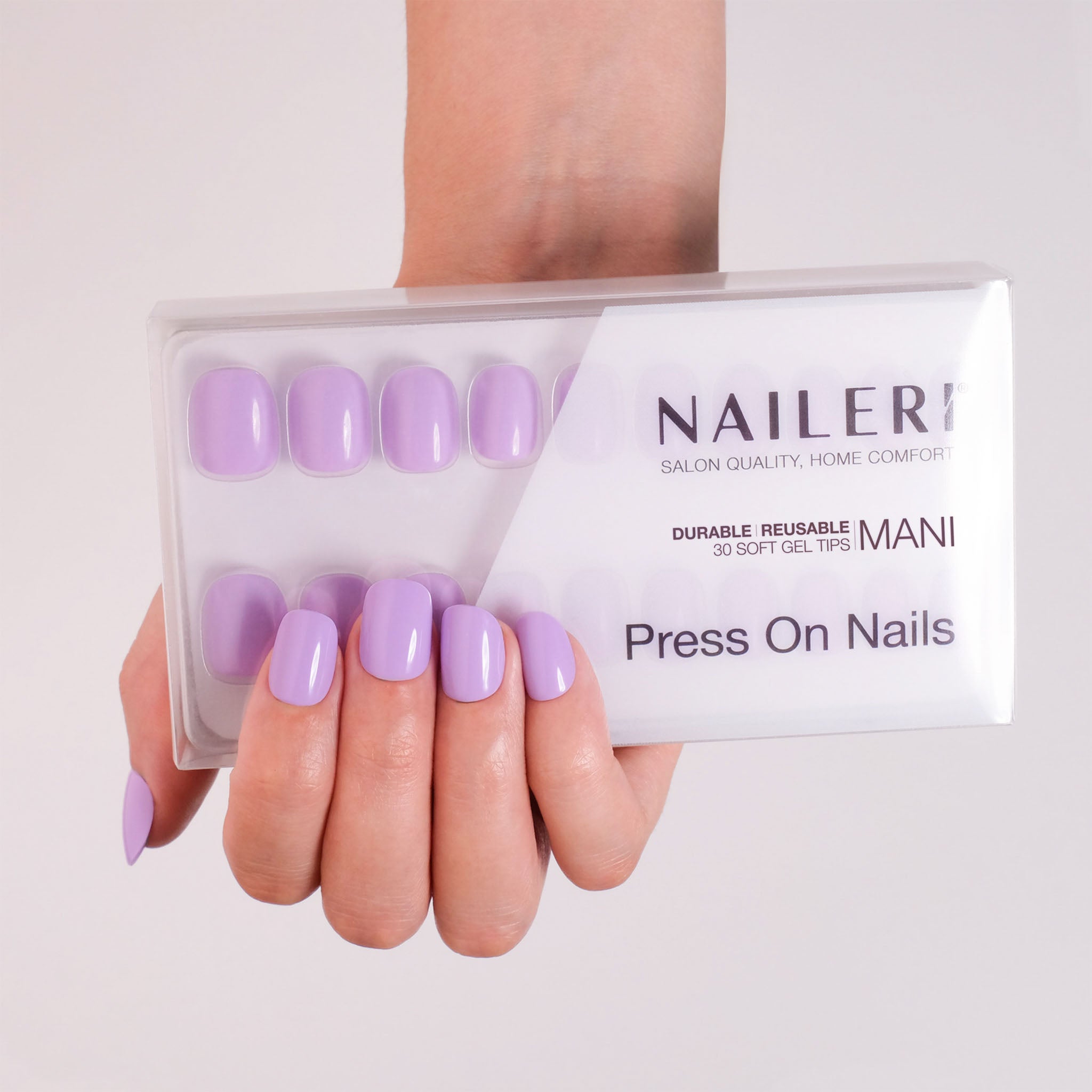 Lilac Press On Nails