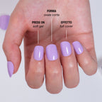 Lilac Press On Nails