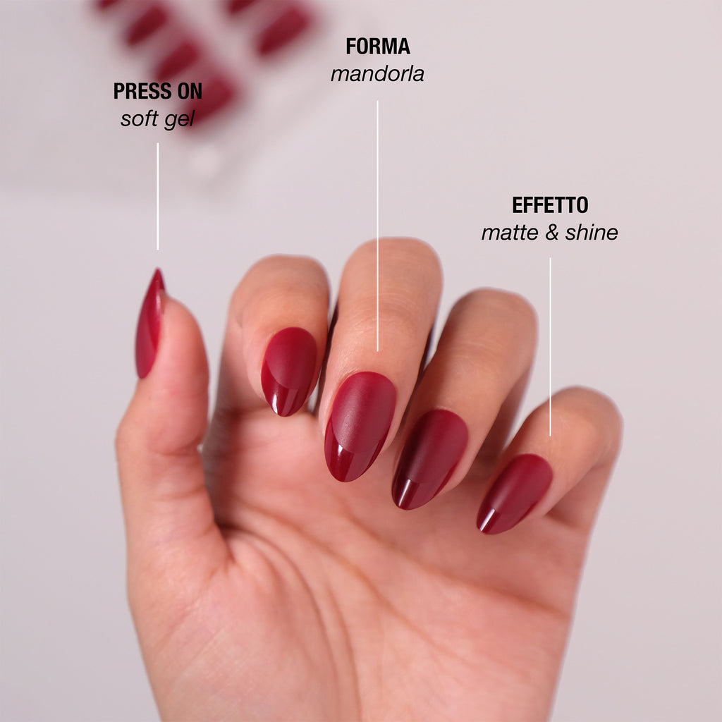 Lipstick Press On Nails