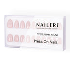 Mauve Press On Nails