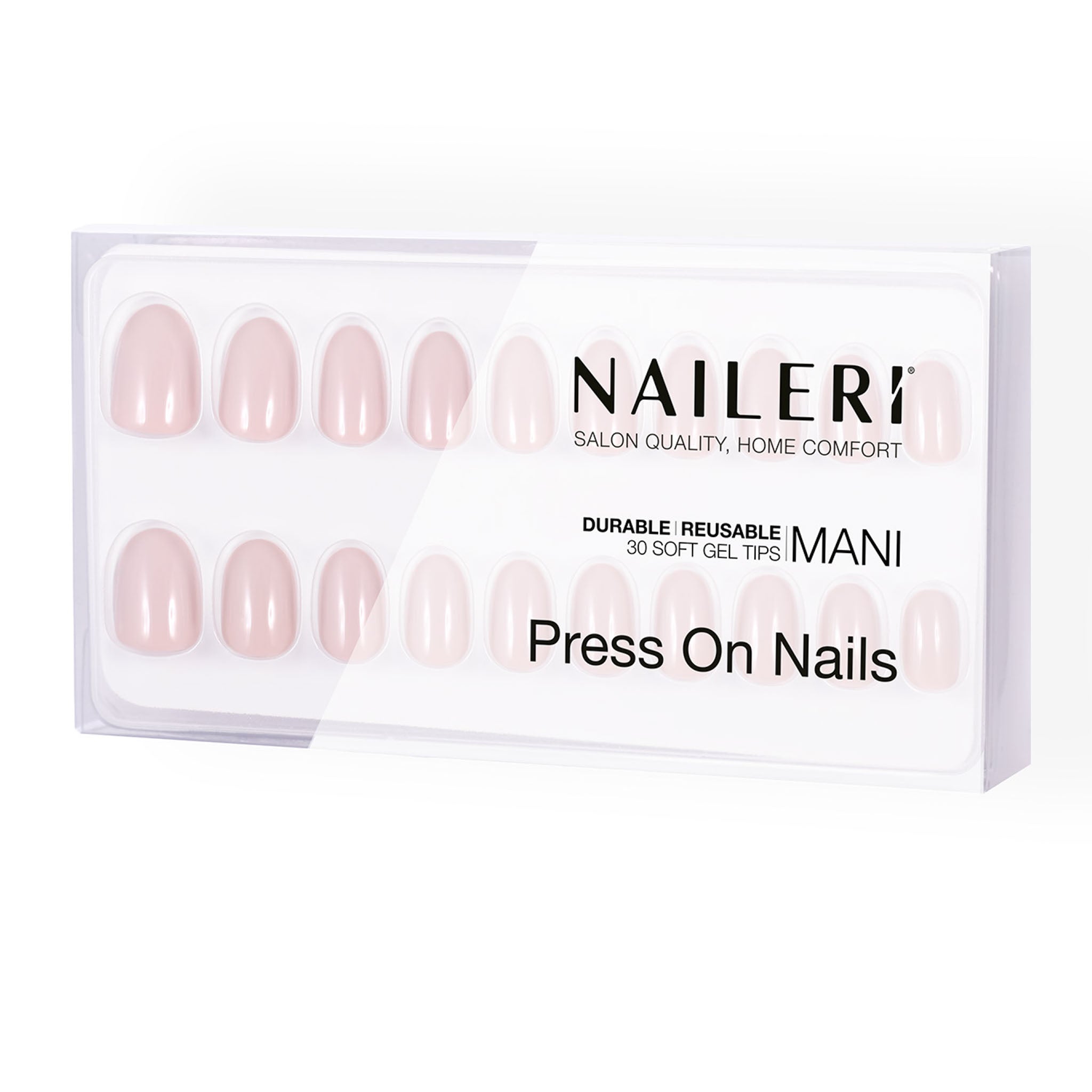 Mauve Press On Nails