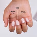 Mauve Press On Nails