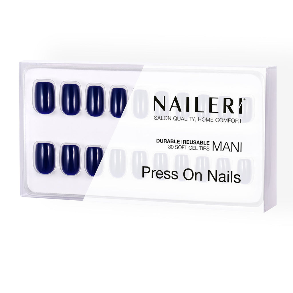Midnight Press On Nails
