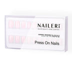 Milky Press On Nails