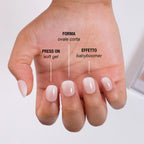 Natural Babyboomer Press On Nails