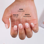 Nude Babyboomer Press On Nails