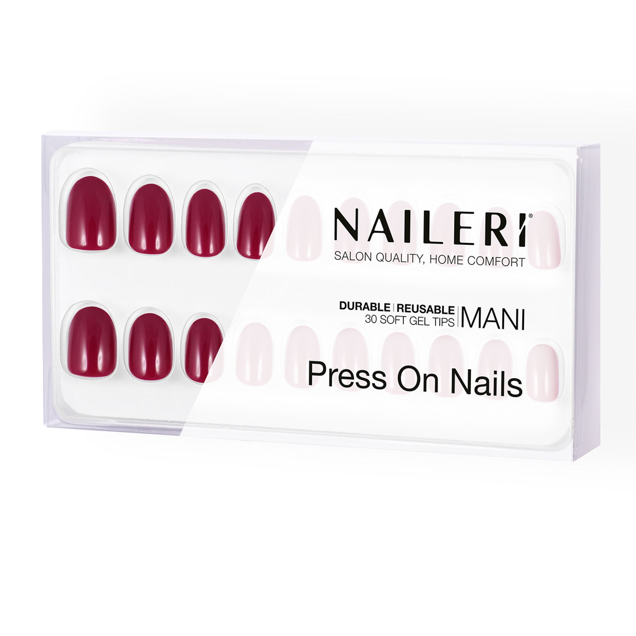 Passion Red Press On Nails
