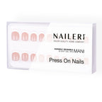 Rose French Press On Nails