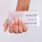 Rose French Press On Nails
