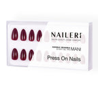 Rosewood Press On Nails