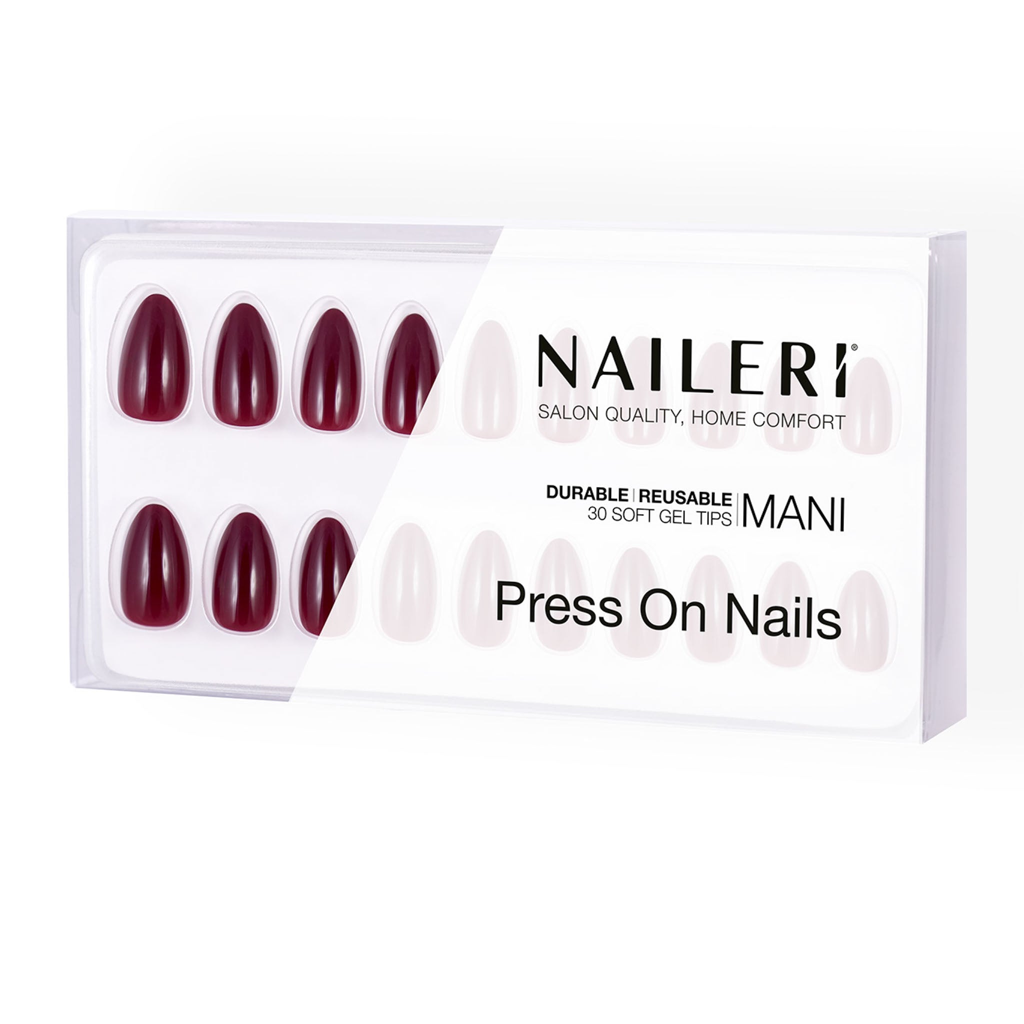 Rosewood Press On Nails