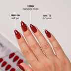 Scarlet Press On Nails
