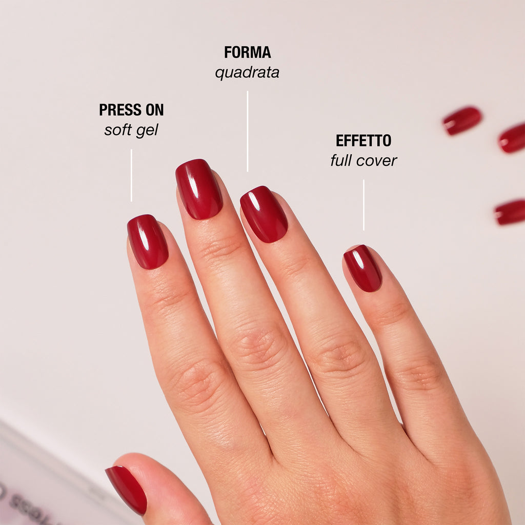 Scarlet Press On Nails