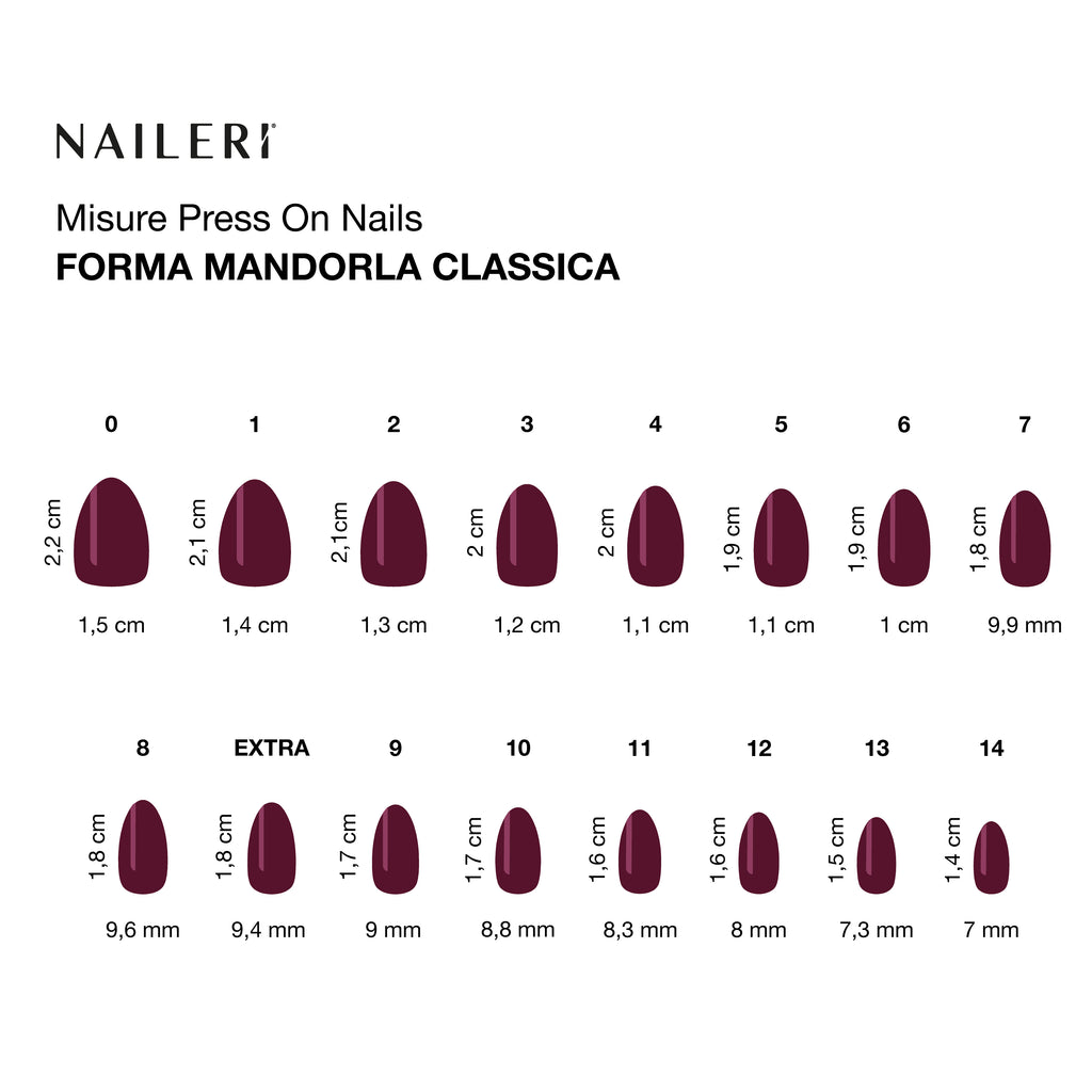 Rosewood Press On Nails