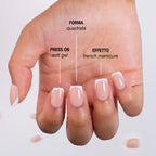 Short French Press On Nails