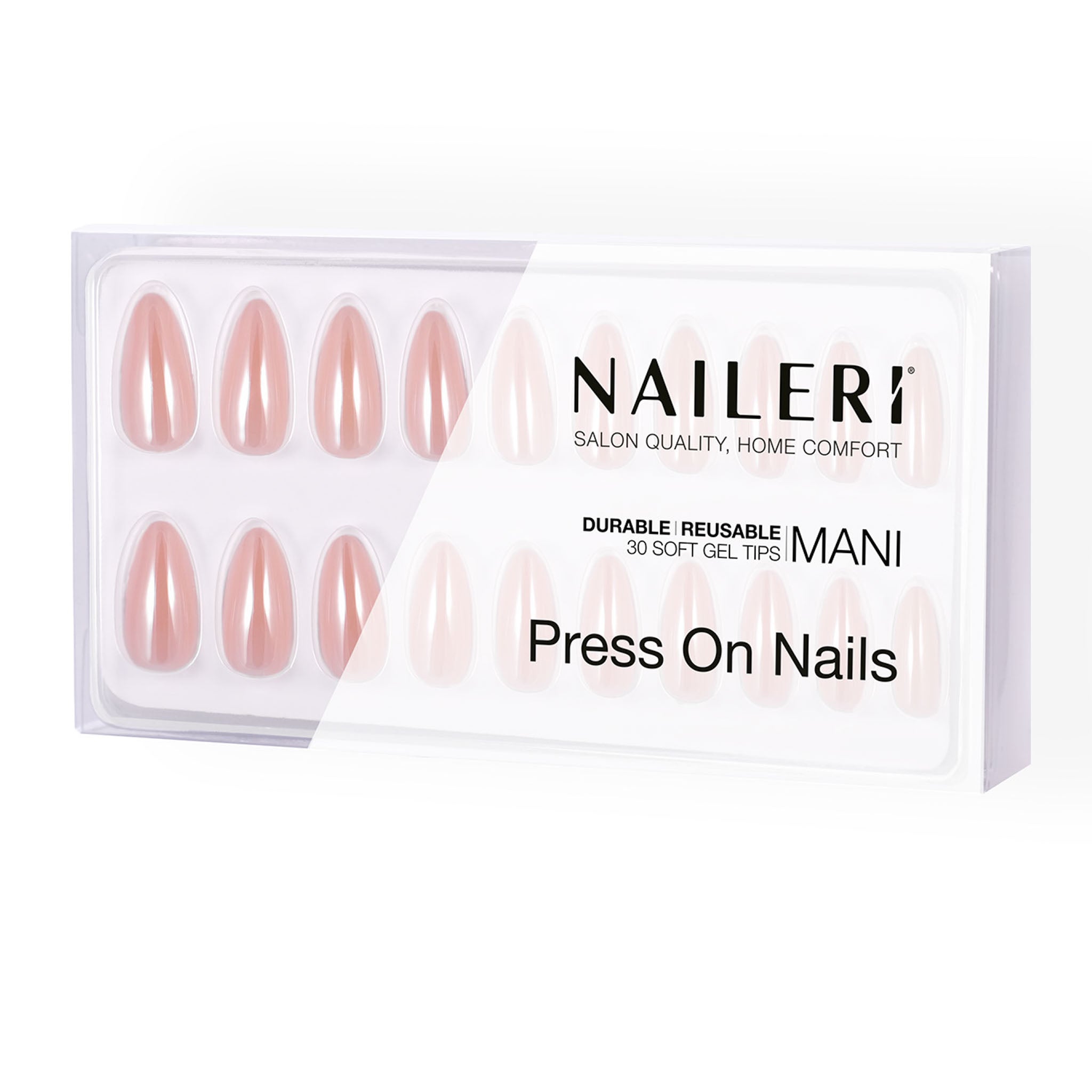 Skin Glazed Press On Nails
