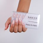 Skin Glazed Press On Nails