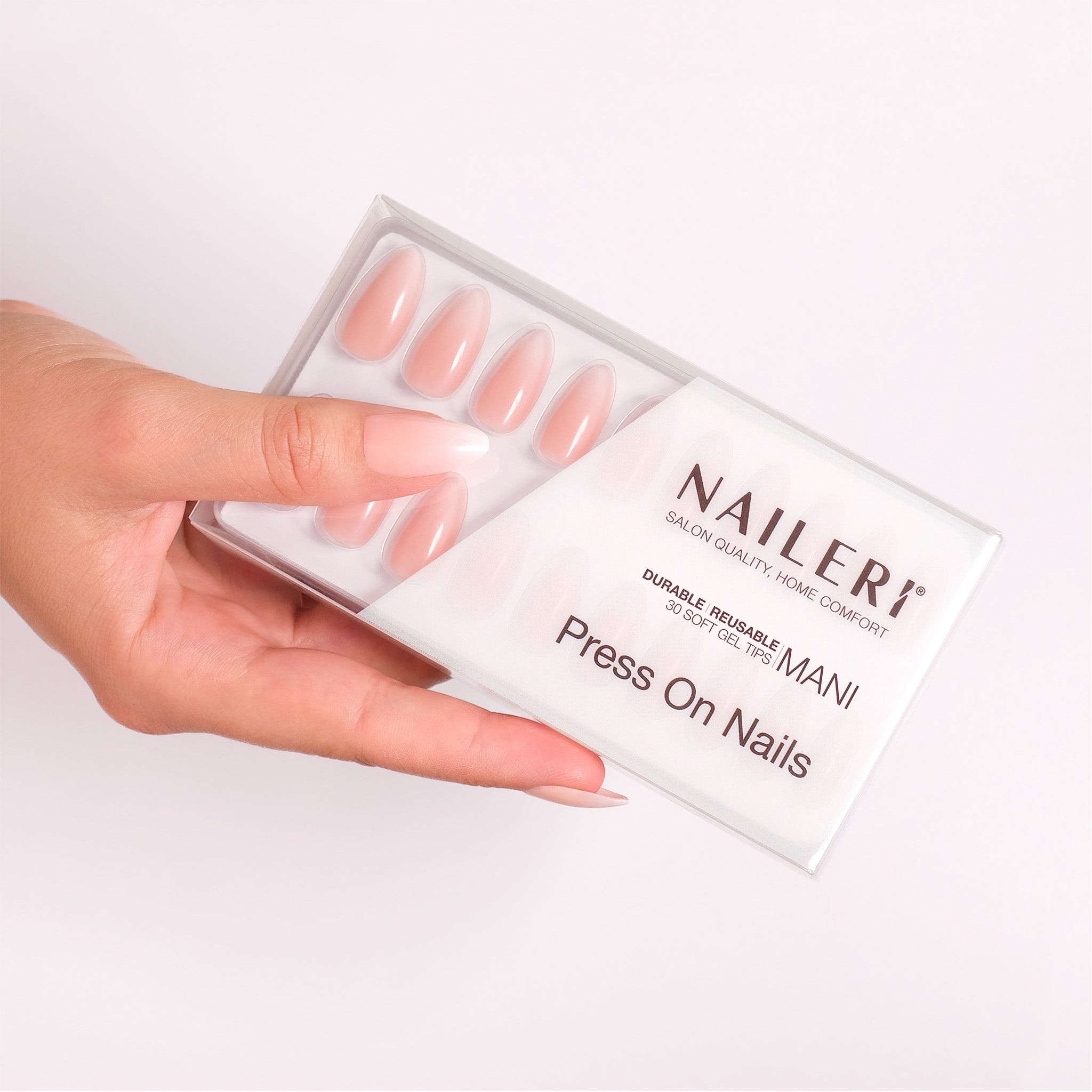 Soft Babyboomer Press On Nails