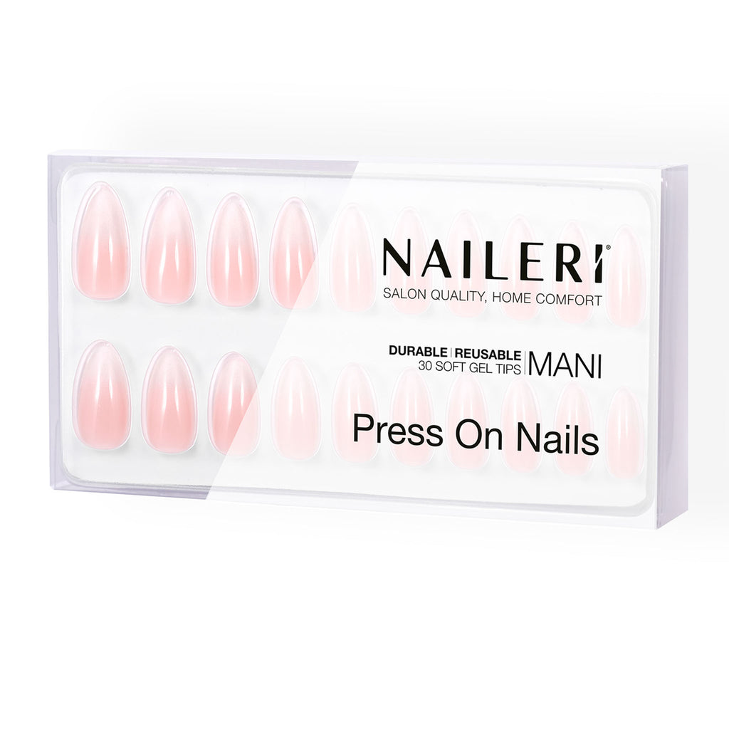 Soft Babyboomer Press On Nails