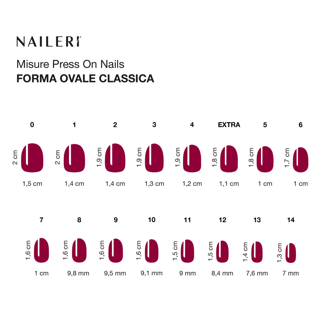 Passion Red Press On Nails