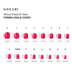 Red Carpet Glazed Press On Nails
