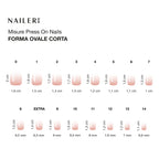 Nude Babyboomer Press On Nails
