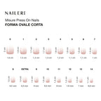 Natural Babyboomer Press On Nails