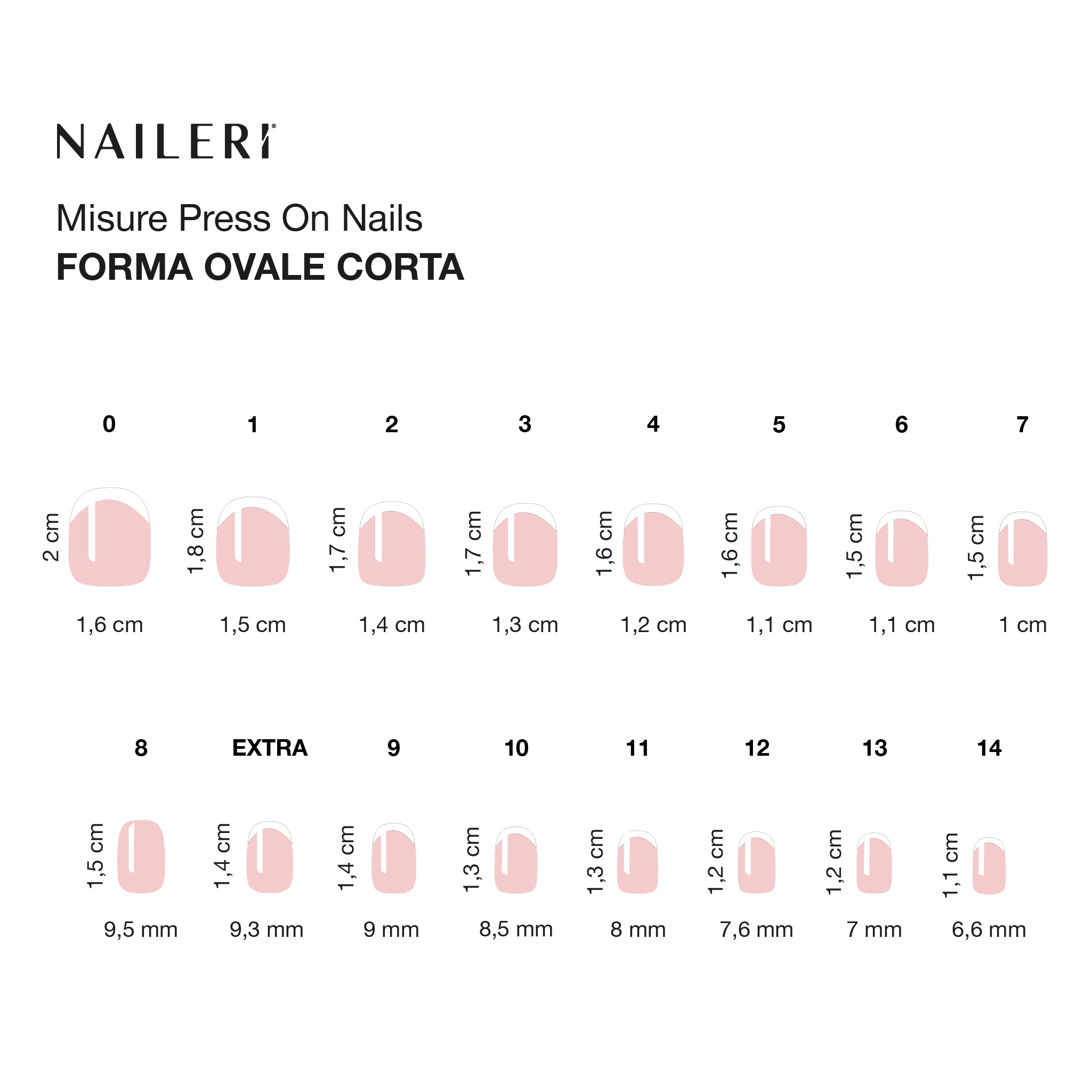 Rose French Press On Nails