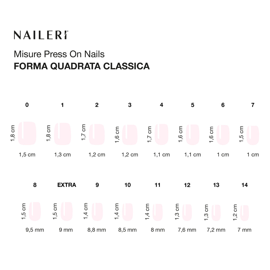 Milky Press On Nails
