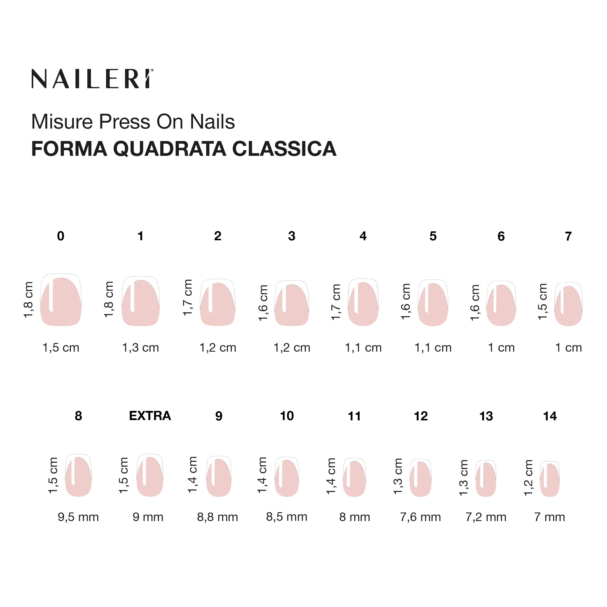 Short French Press On Nails