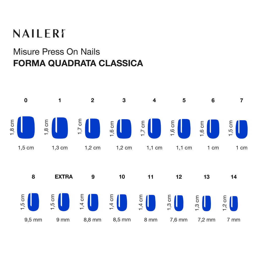 Blues Press On Nails