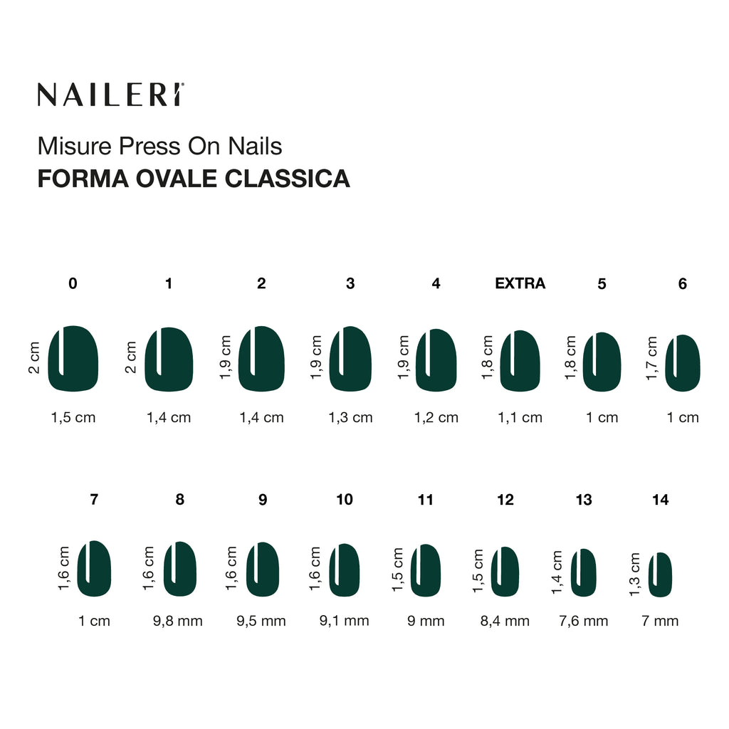 Green Noir Press On Nails