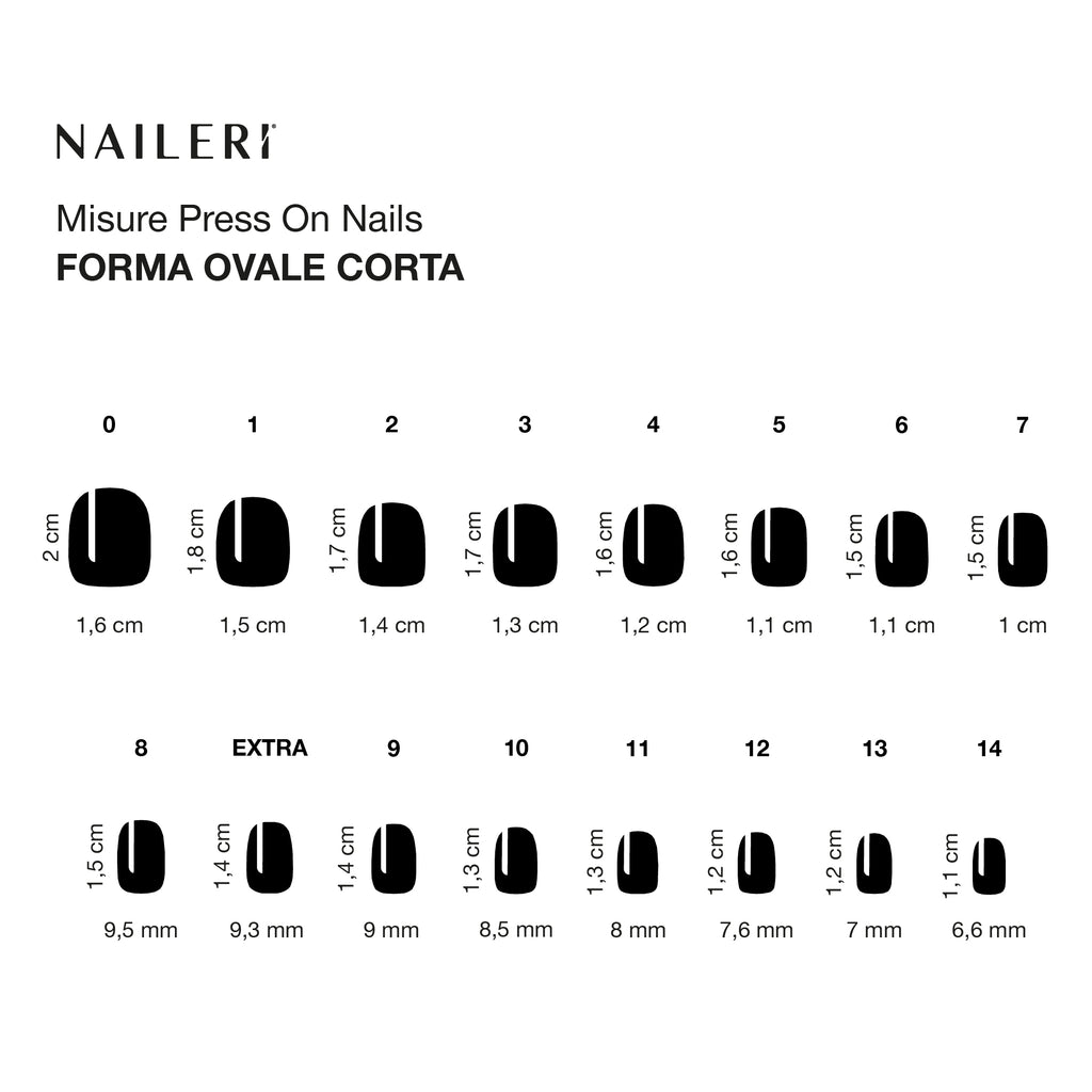 Pure Black Press On Nails