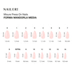 Skin Glazed Press On Nails