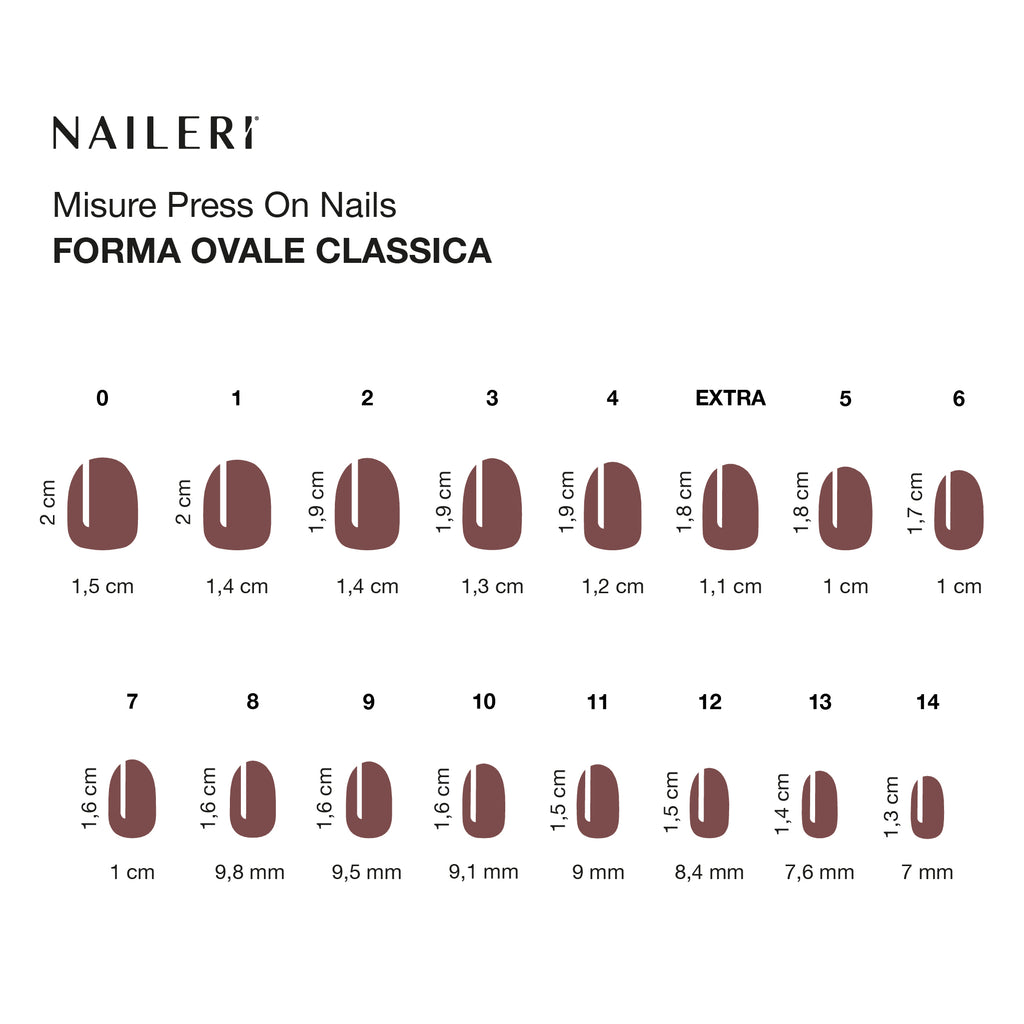 Choco Press On Nails