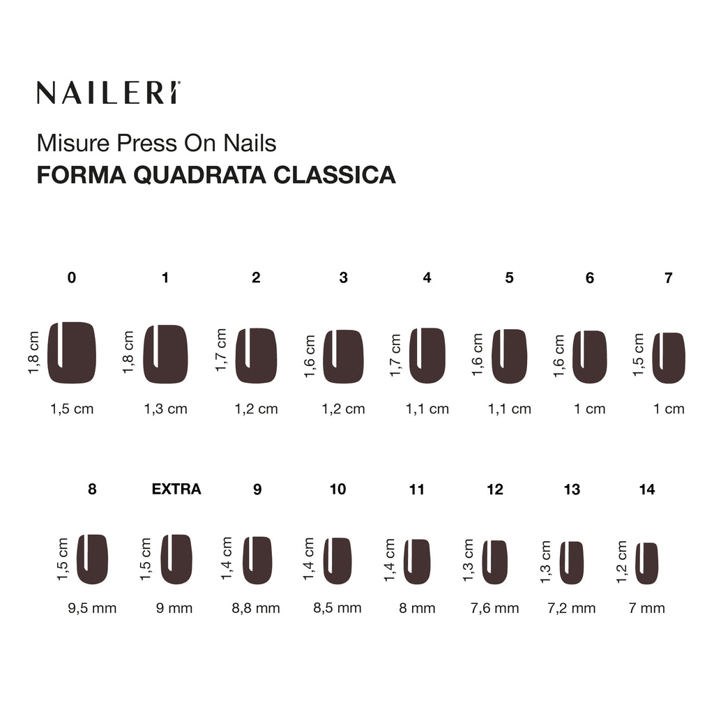 Deep Brown Press On Nails
