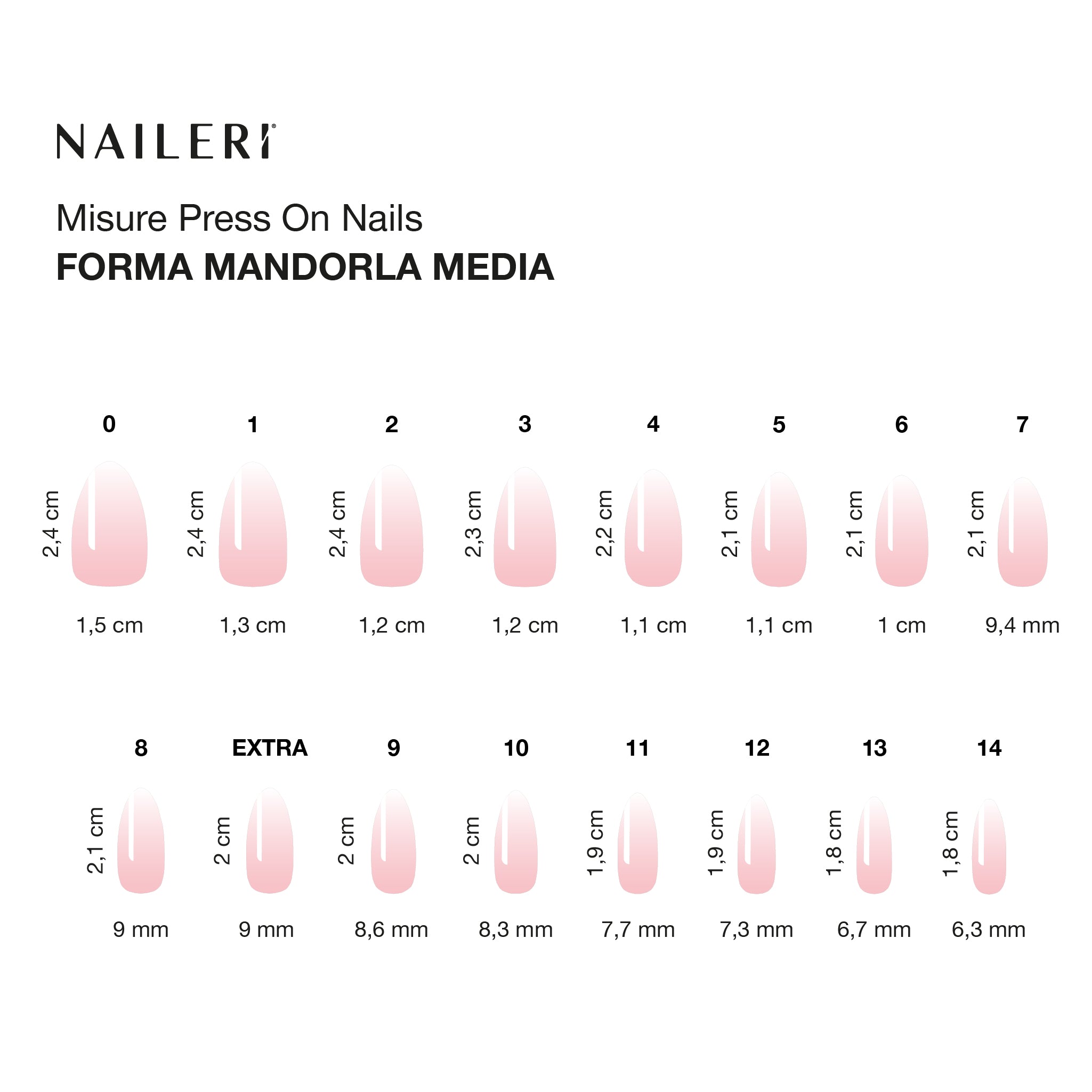 Soft Babyboomer Press On Nails