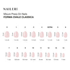 Mauve Press On Nails
