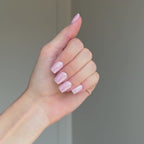 Pink Glazed Press On Nails